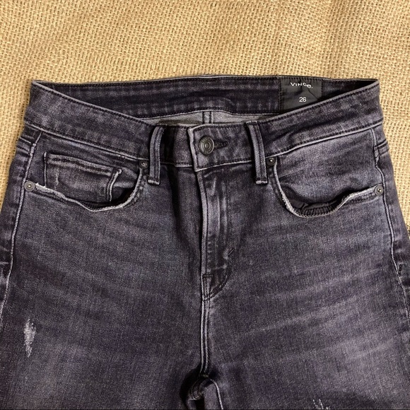 *DONATED* VINCE | Grey Distressed Skinny Jeans - Picture 7 of 16
